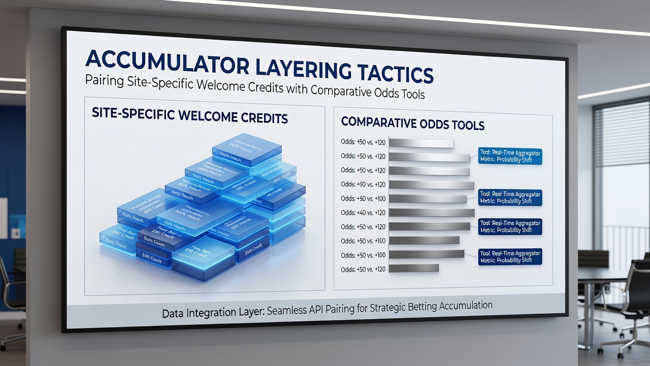 Screenshot example of comparative odds tools displaying multi-leg accumulator options