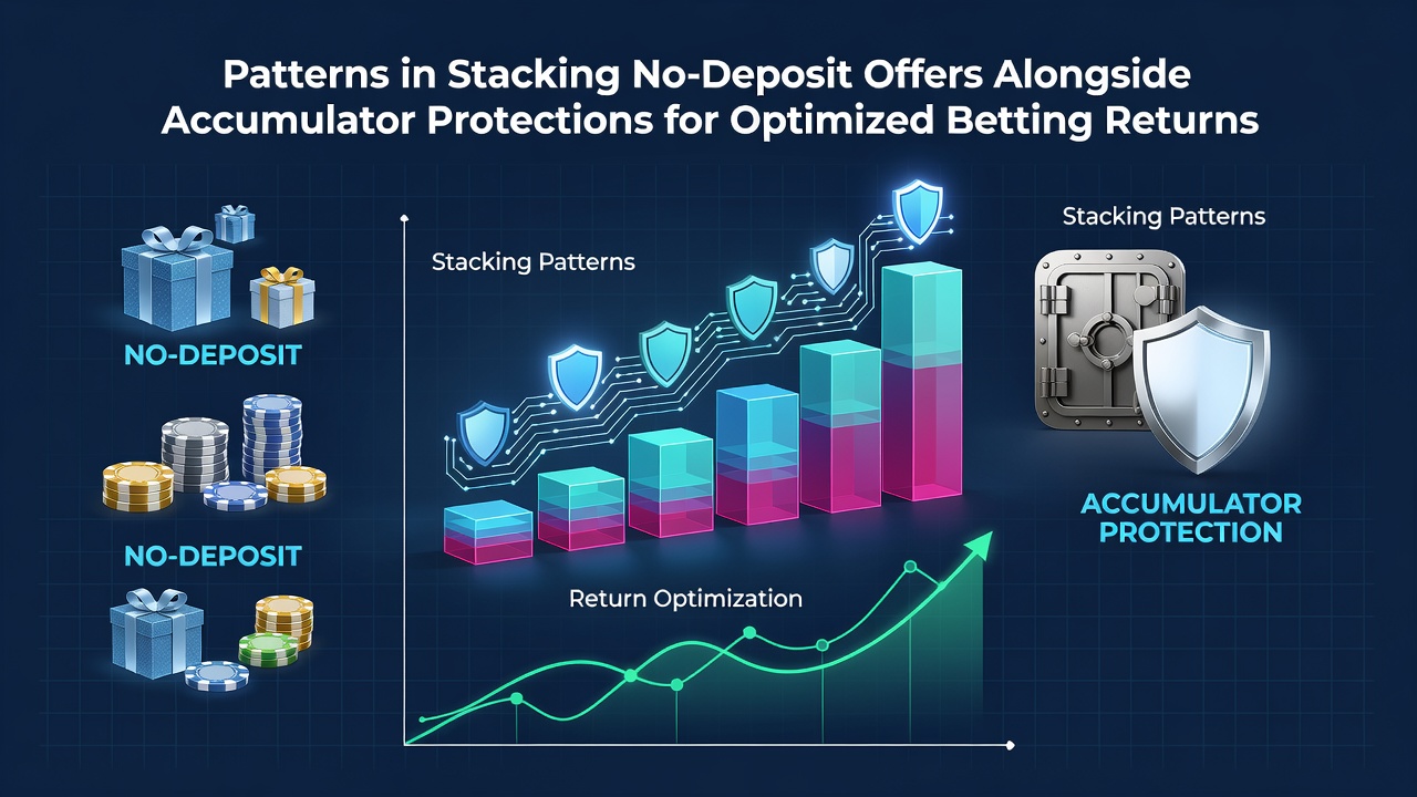 Chart displaying monthly trends in combined no-deposit and accumulator protection usage across European and Australian betting sites