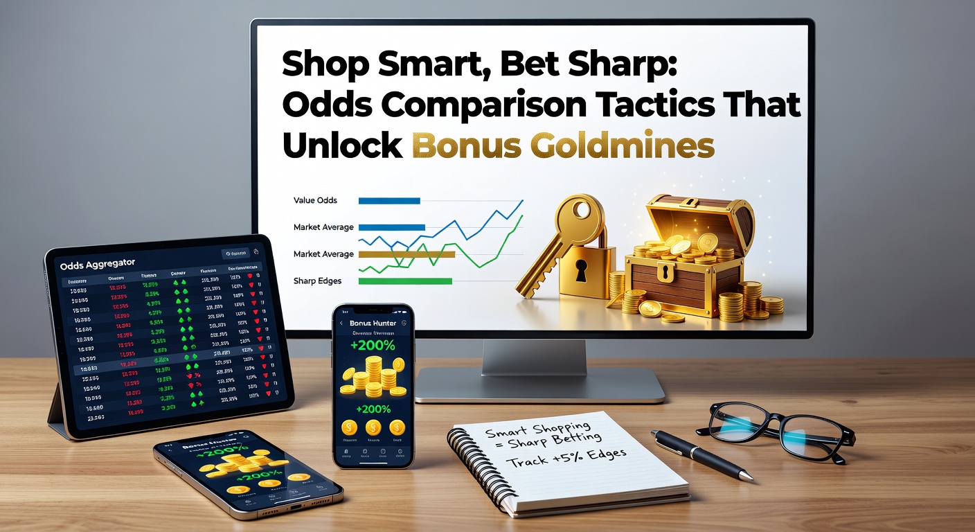 Digital dashboard displaying multiple bookmaker odds side-by-side for a major soccer match, highlighting the best value picks